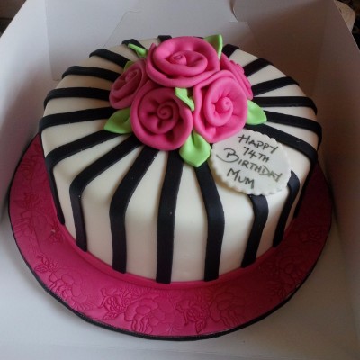 Little Girl's Pink Fondant Birthday Cake Part II | Chinese Recipes at  TheHongKongCookery.com