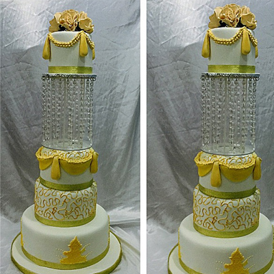 queen fondant wedding cake